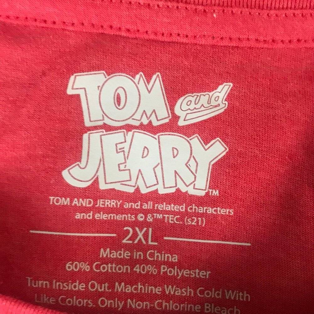 NEW! Red Tom and Jerry T-Shirt - Picture 4 of 4